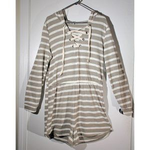 Charlotte Russe Long Sleeve, Hooded Romper Size XL